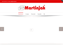 Tablet Screenshot of martinjak.hr